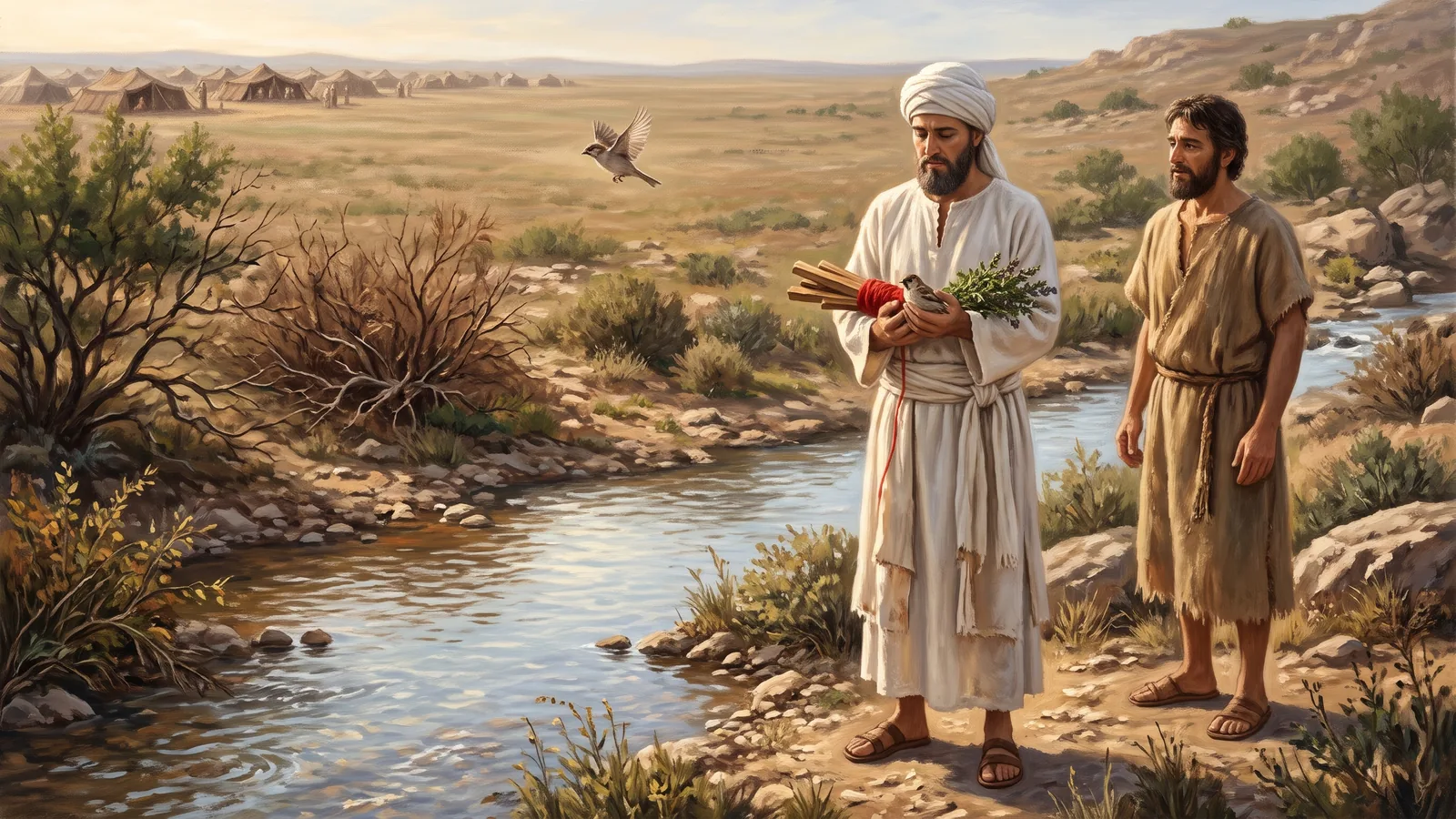 Two birds, cedar wood, scarlet and hyssop: the cleansing