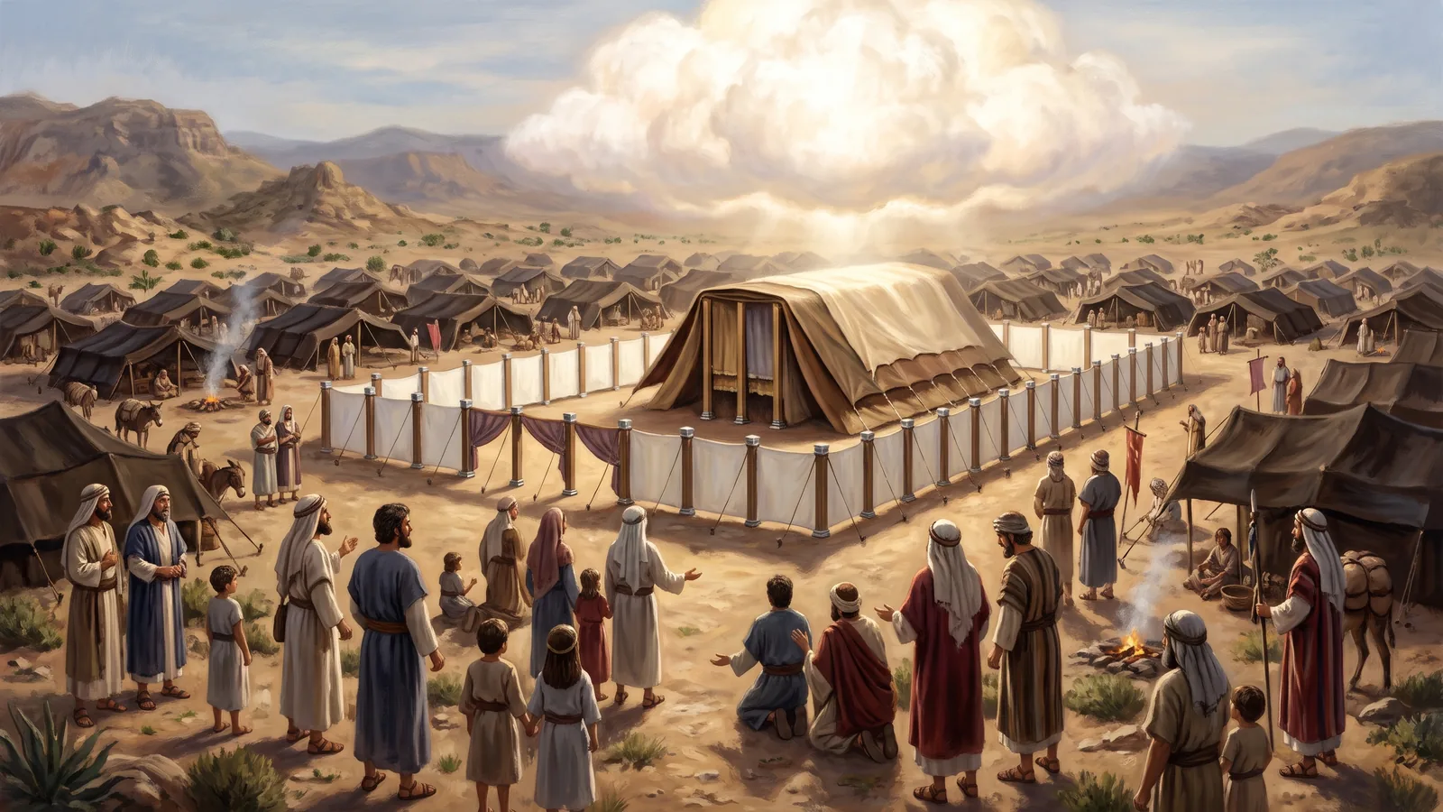 The cloud covered the tent, and the glory of the LORD filled the tabernacle