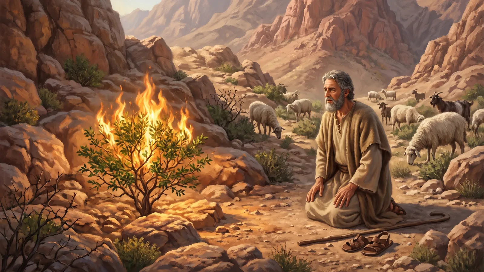 The bush was burning with fire, but was not consumed